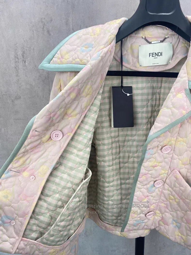Fendi Fendi Colorful Cotton Jacket Size XS / US 0-2 / IT 36-38 - 6 Thumbnail