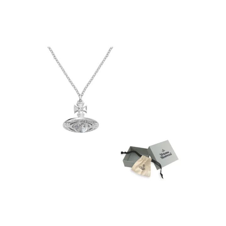 Vivienne Westwood Vivienne Westwood Pina Brass Saturn Necklace 0079 Size ONE SIZE - 1 Thumbnail
