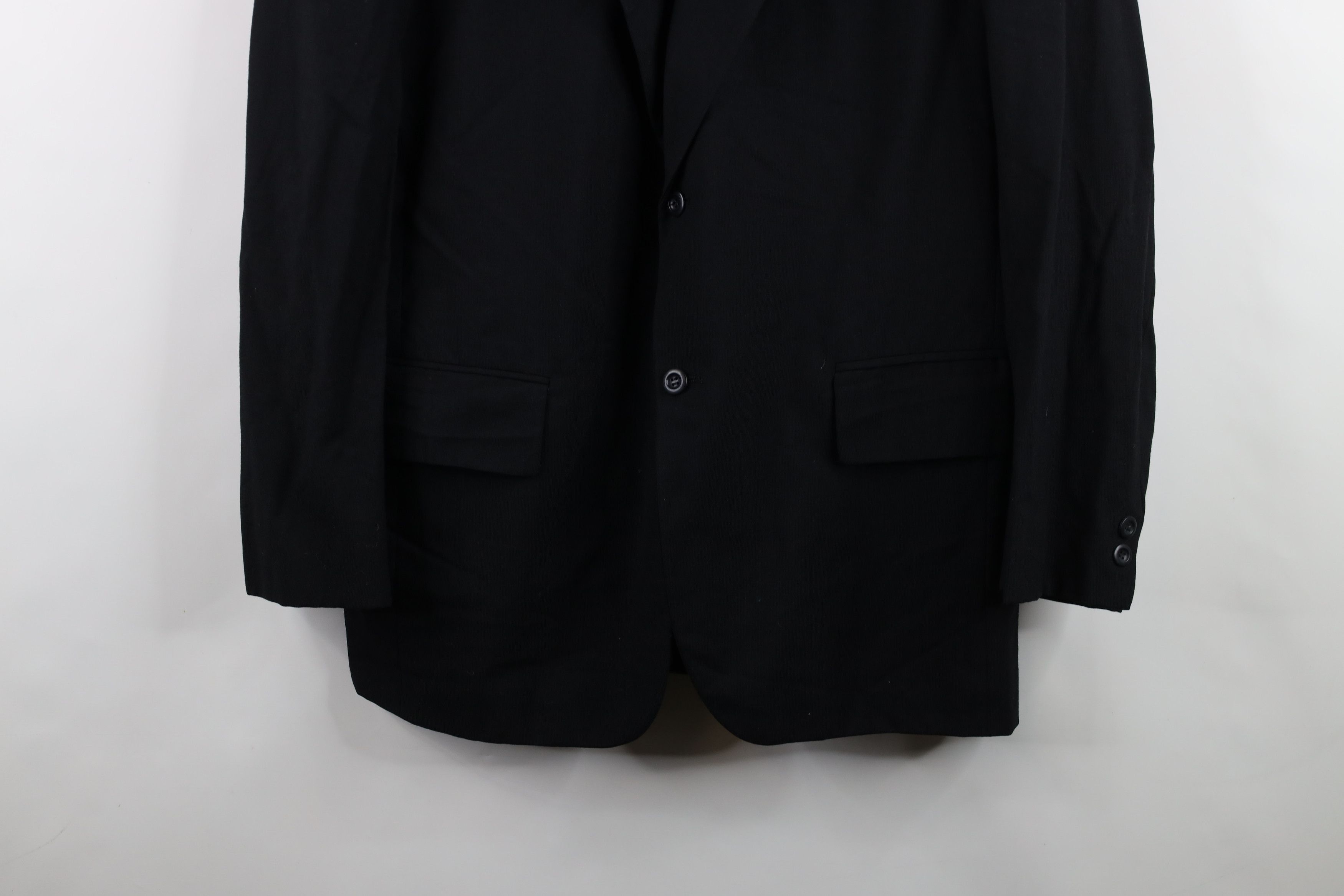 Vintage Vintage 70s Streetwear Suit Jacket Sport Coat Black USA Size US XXL / EU 58 / 5 - 3 Thumbnail