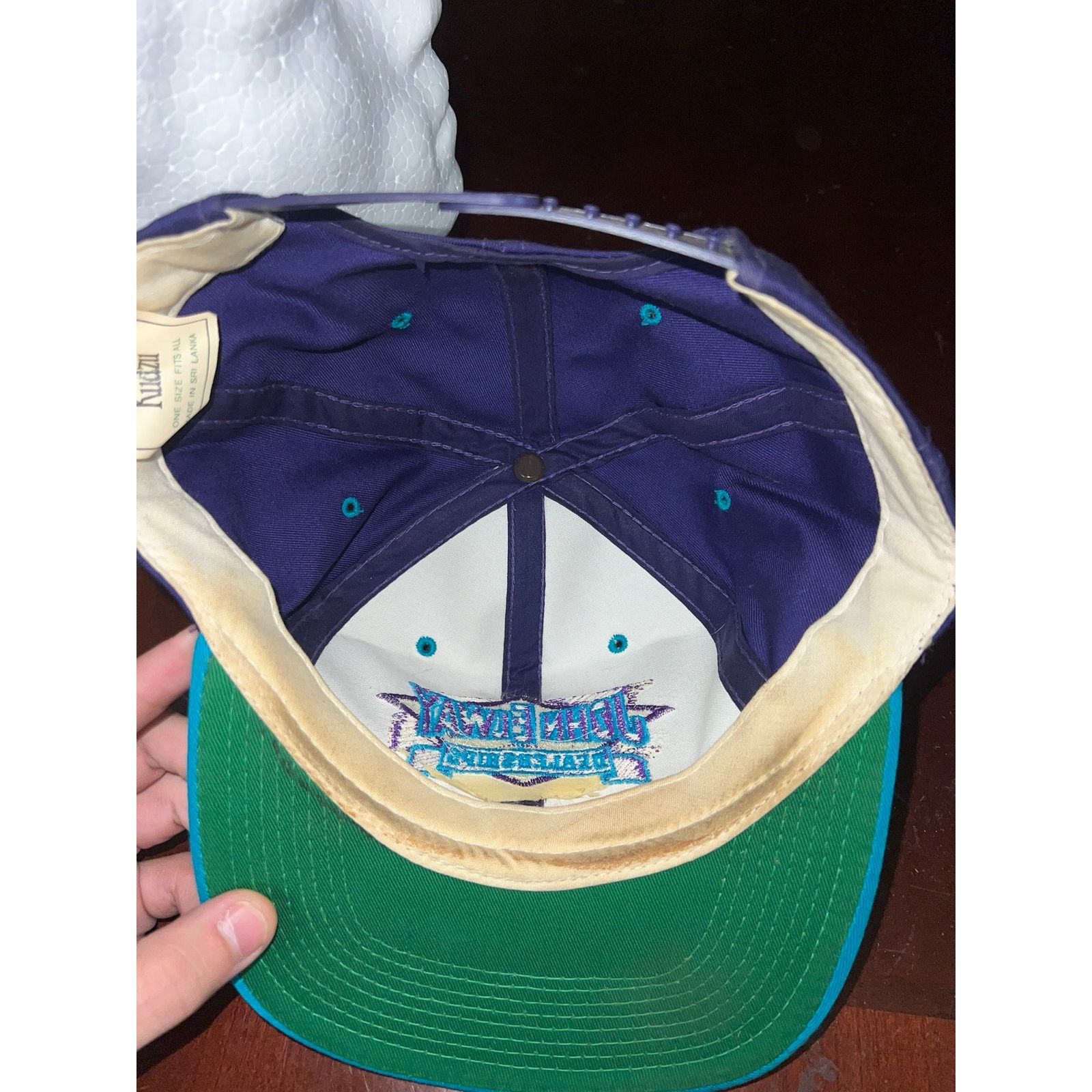 Vintage Vintage John Elway hat Dealership Truck Purple Snapback Worn Size ONE SIZE - 7 Thumbnail