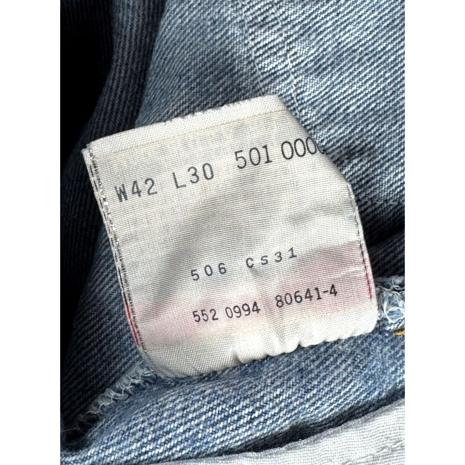 Levi's VINTAGE Levi's 501 Jeans Men's 42 x 30 Blue Medium Faded USA Regular Size US 36 / EU 52 - 7 Thumbnail