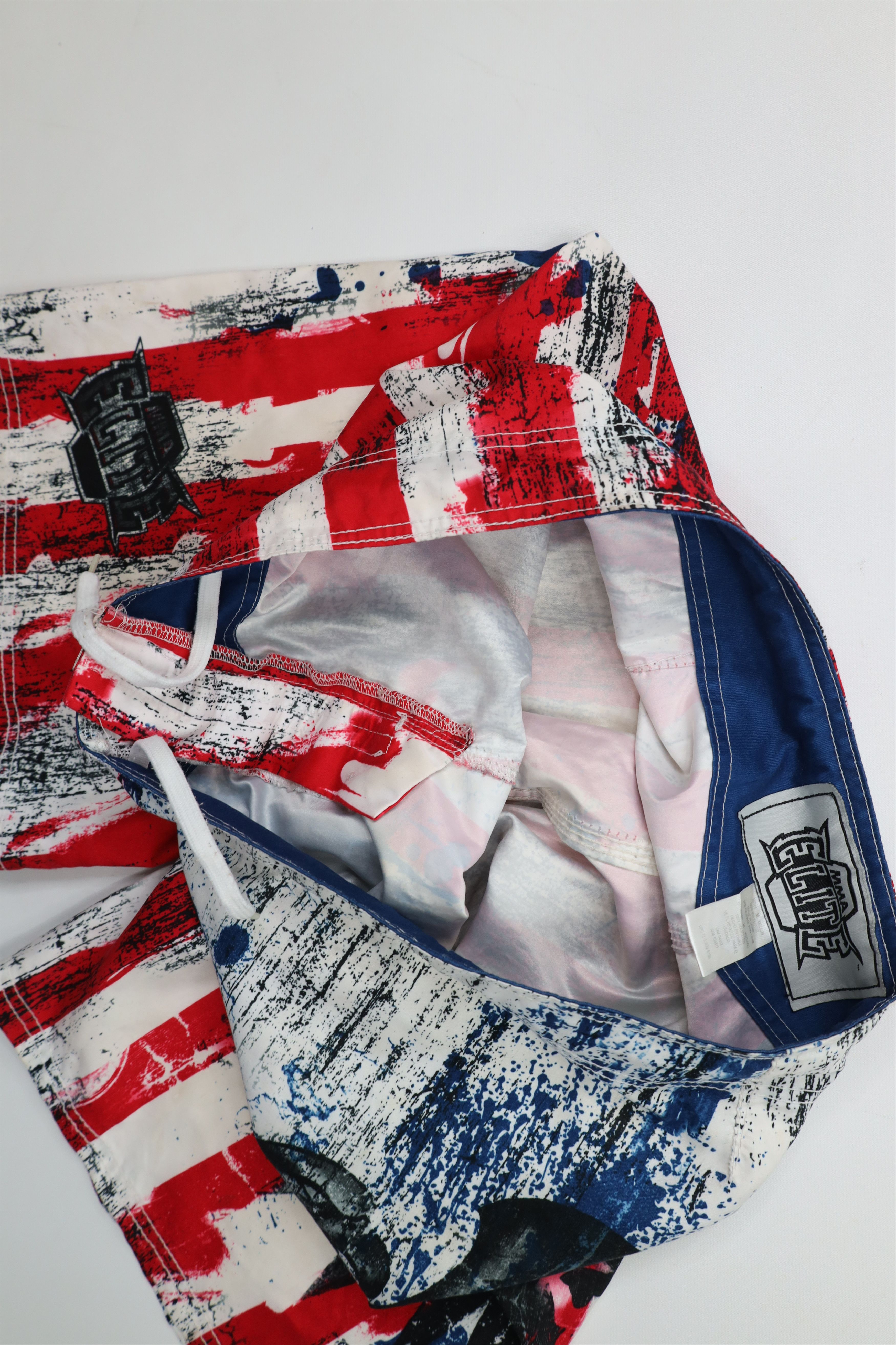 Vintage Vintage Y2K MMA Elite Eagle UFC Fighting Board Shorts Trunks Size US 32 / EU 48 - 10 Thumbnail