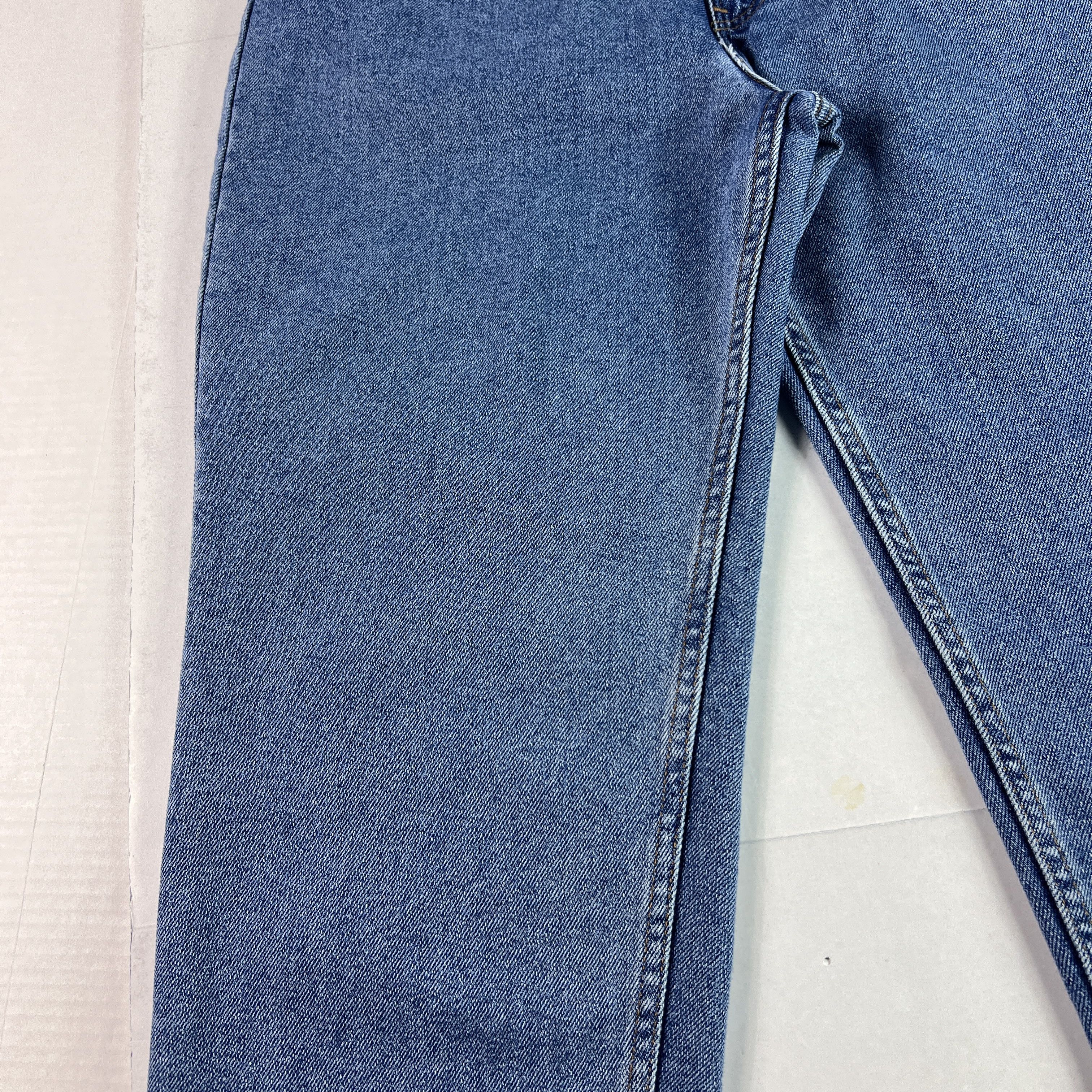 Levi's VTG 90s Levi's Jeans 540 Flex Relaxed Straight Blue Denim Size US 37 - 4 Thumbnail