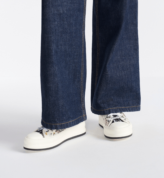 Dior o1w1db10426 KCK385 Platform Low-Top Sneakers in Multicolor Size US 12 / IT 42 - 5 Thumbnail