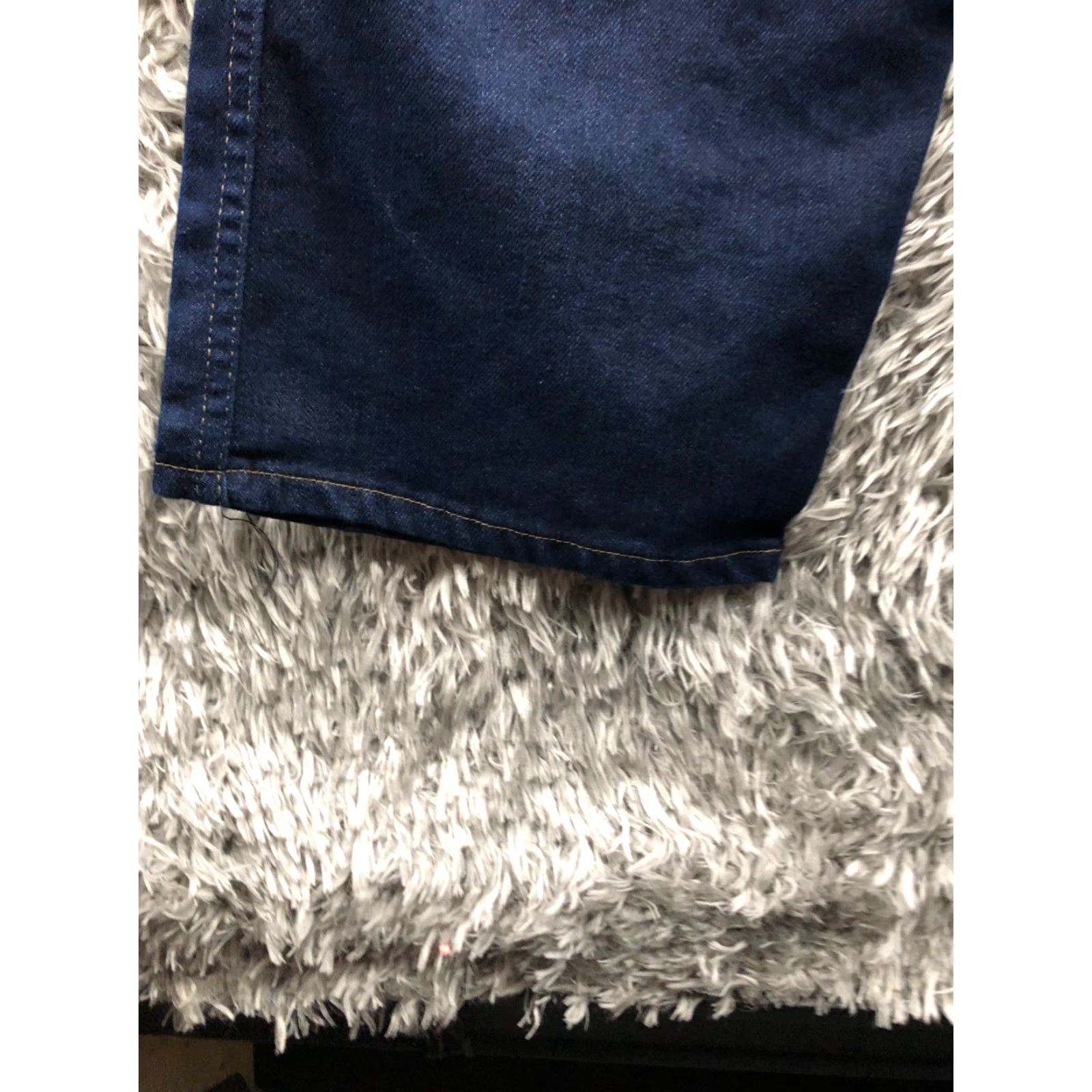 Wrangler Wrangler Rugged Wear Jeans Mens Dark Wash Blue 5-Pocket Denim Straight Leg 44x30 Regular Rise Mid Jeans Size US 44 / EU 60 - 7 Thumbnail