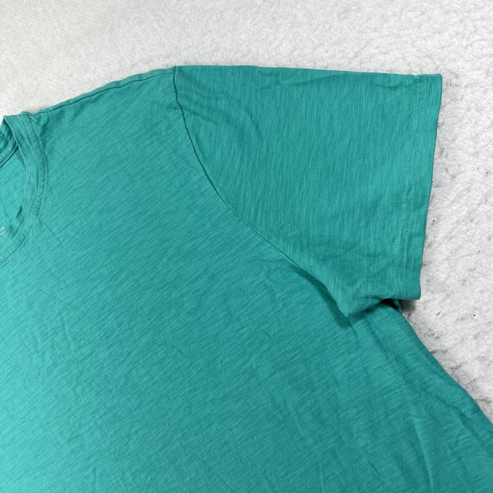 Michael Kors Michael Kors Men's Large Teal Green Canvas T Shirt Size US L / EU 52-54 / 3 - 3 Thumbnail