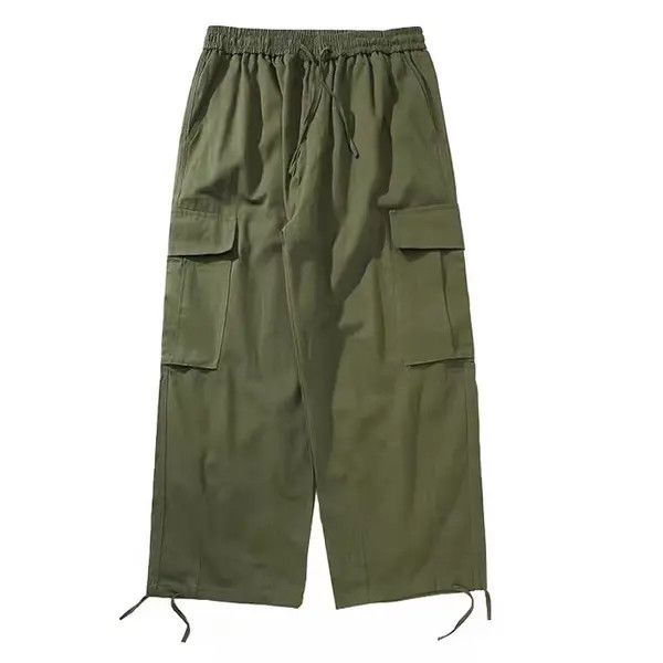 VIBE High street pocket trendy brand wide-legged cargo trousers Size US 34 / EU 50 - 1 Thumbnail