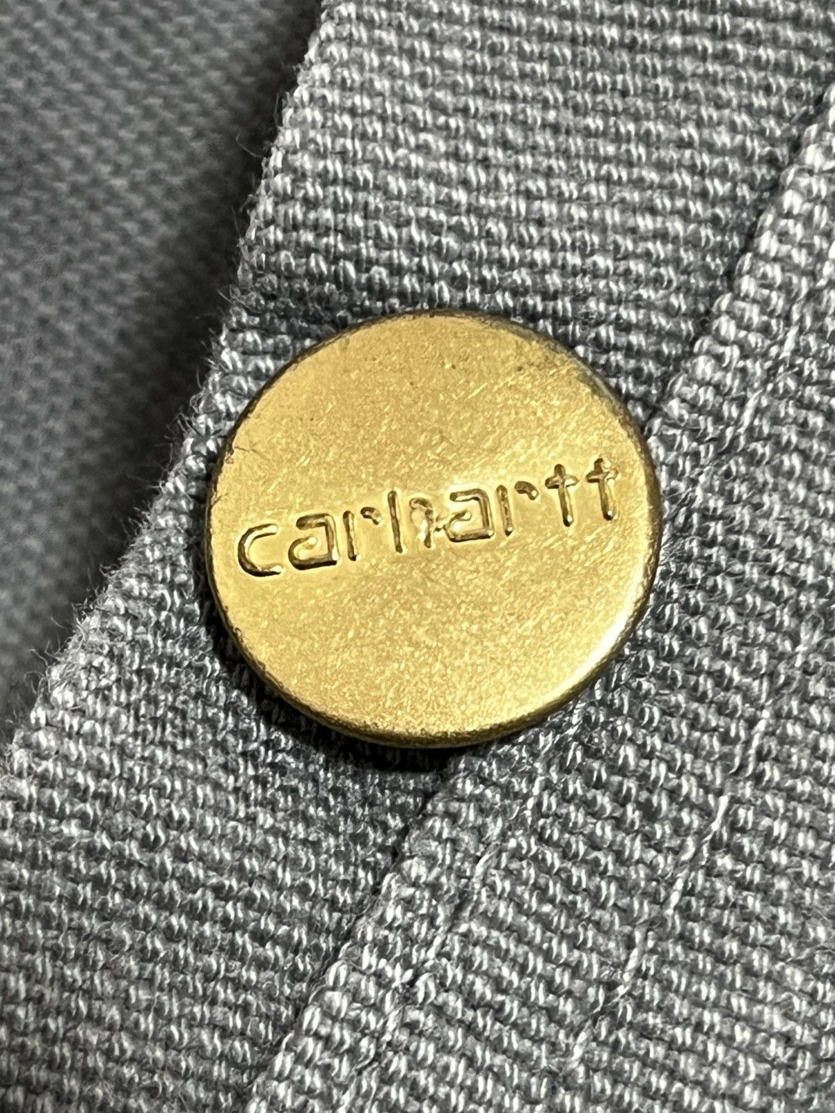 Carhartt Vintage 90s Carhartt Duck Bib Overalls Graphite Made in USA Size US 28 / EU 44 - 3 Thumbnail