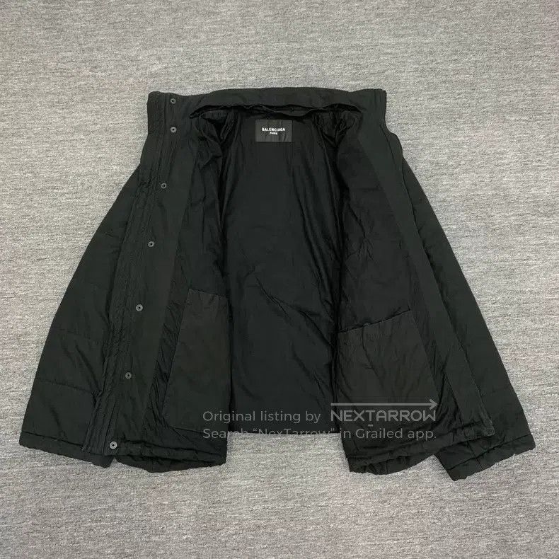 Balenciaga Balenciaga Black Back Logo Cotton Jacket Size US L / EU 52-54 / 3 - 9 Thumbnail