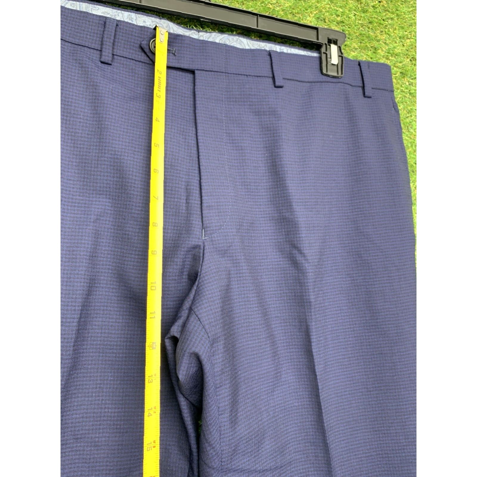 Ralph Lauren Lauren Ralph Lauren Pants Mens 38x30 Navy Blue Straight Leg Total Comfort Wool Dress Pants Size US 38 / EU 54 - 3 Thumbnail