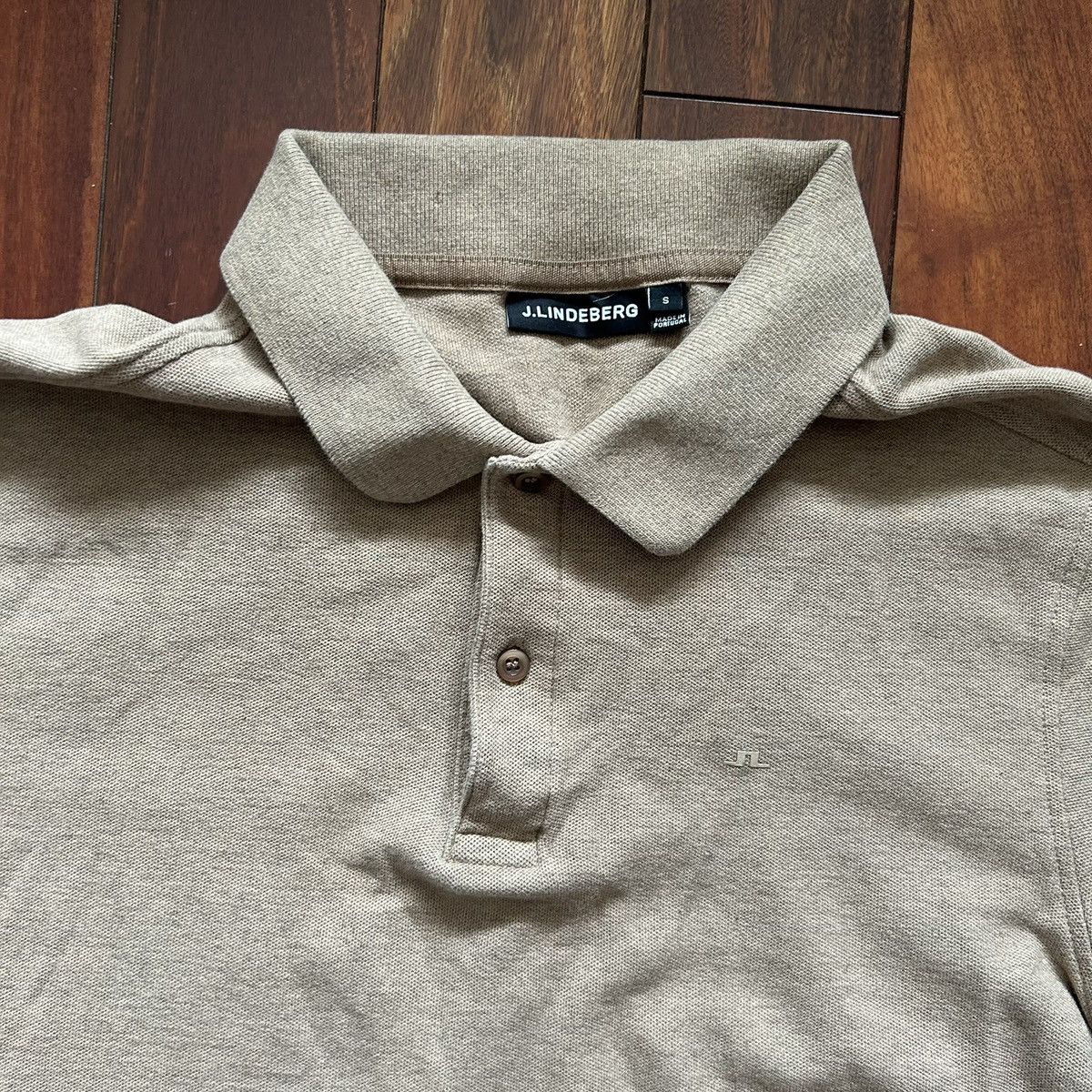 J.Lindeberg J. Lindeberg Beige Polo Size US S / EU 44-46 / 1 - 3 Thumbnail