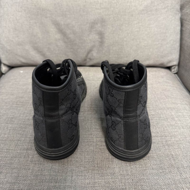 Gucci Gucci Vintage GG Canvas High-Top Sneakers Size US 8.5 / EU 41-42 - 3 Thumbnail