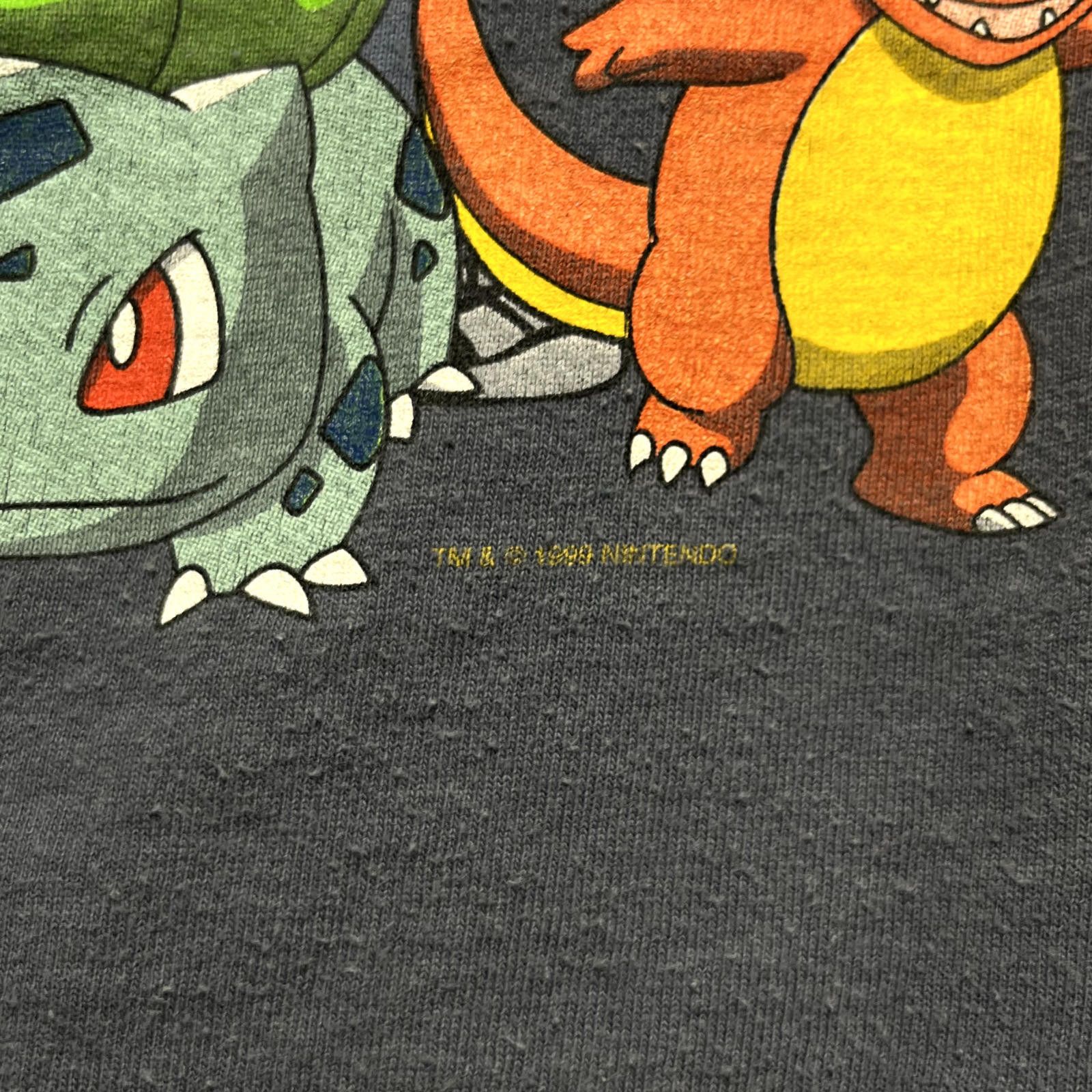 Nintendo × Vintage Vintage 1999 Pokemon T-shirt YOUTH L Ash and Pikachu Size US L / EU 52-54 / 3 - 11 Thumbnail