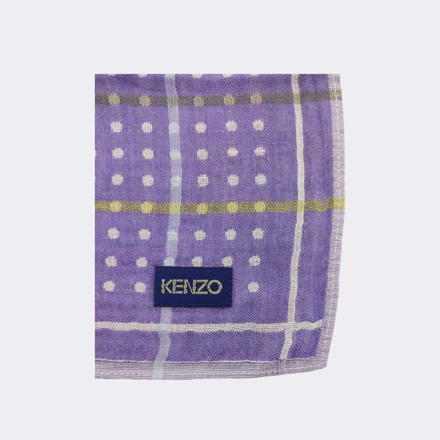 Kenzo × Vintage Vintage Kenzo Handkerchief Neckerchief Bandana H121B Size ONE SIZE - 3 Thumbnail