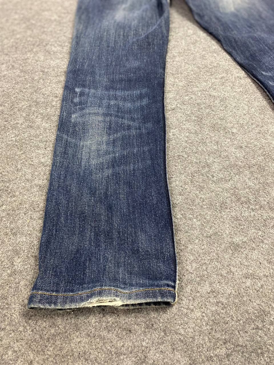 Levi's levis 511 slim straight distressed denim nice design Size US 32 / EU 48 - 7 Thumbnail