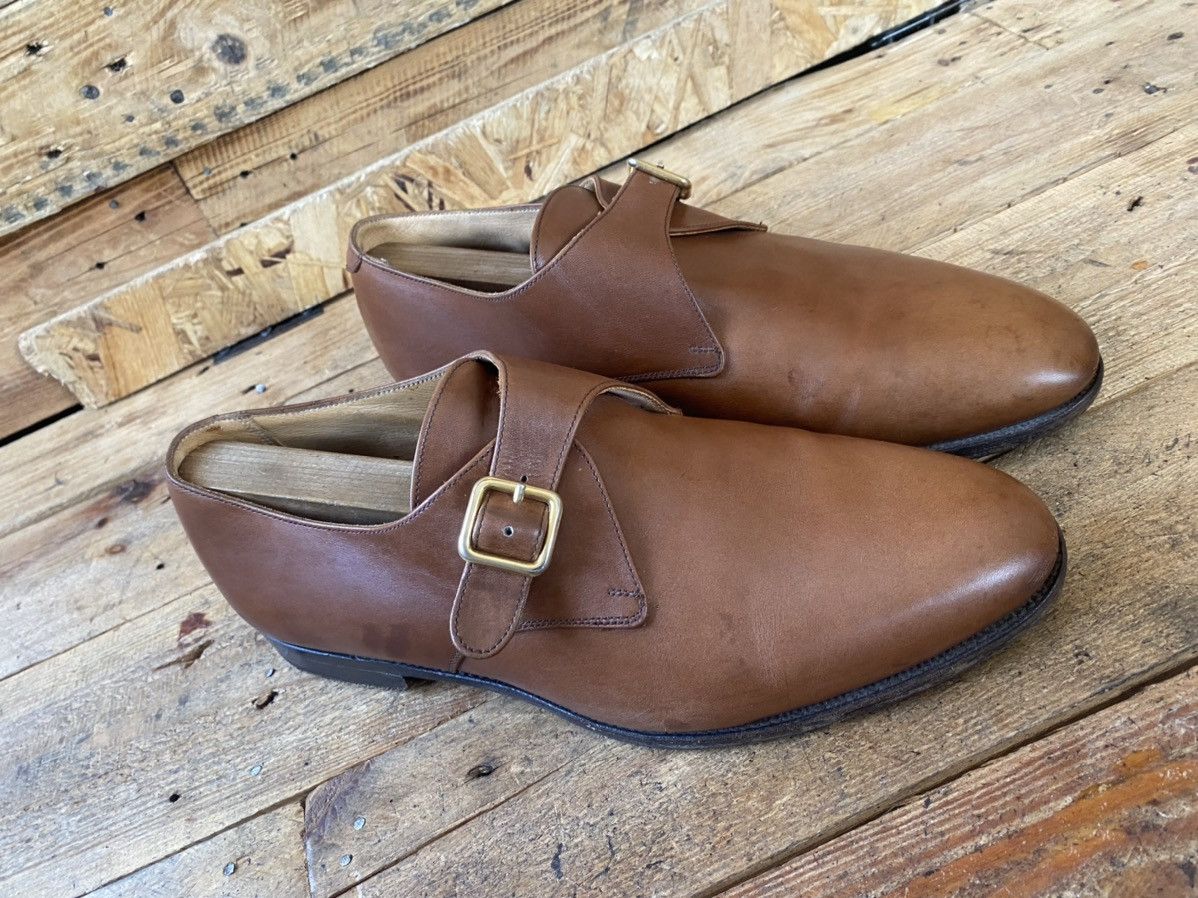 Tricker's Trickers monk strap brown leather dress shoes uk 10.5 Size US 11.5 / EU 44-45 - 11 Thumbnail