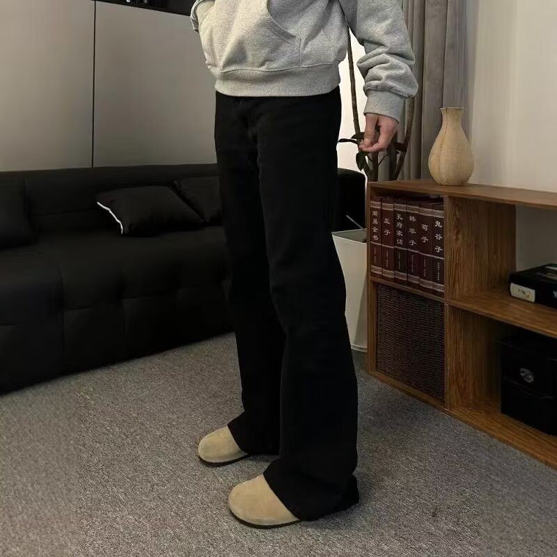 Japanese Brand × Jean Retro loose casual micro flared jeans Size US 32 / EU 48 - 3 Thumbnail