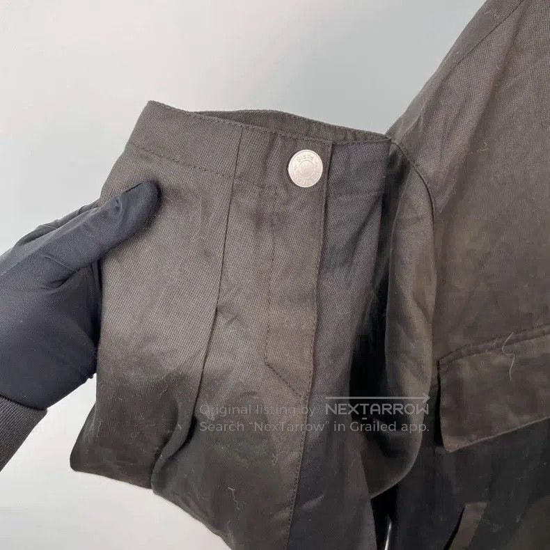 Hermes Hermes Black Pocket Cotton Collar Single Breasted Long Sle Size US M / EU 48-50 / 2 - 7 Thumbnail