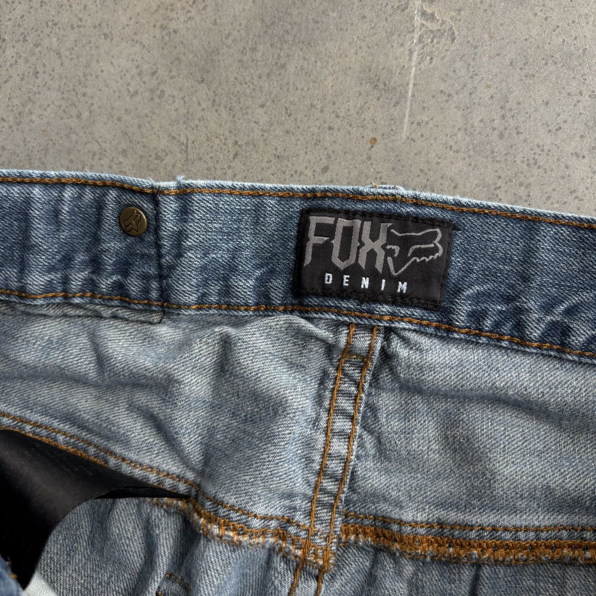 Fox Racing Vintage Y2K Fox Duster Racing Jeans Blue Denim 32x32 Skater Size US 32 / EU 48 - 11 Thumbnail