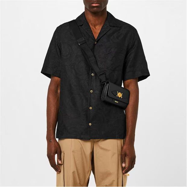 Versace o1g2r1mq0824 Barocco Silhouette Shirts in Black Size US M / EU 48-50 / 2 - 3 Thumbnail