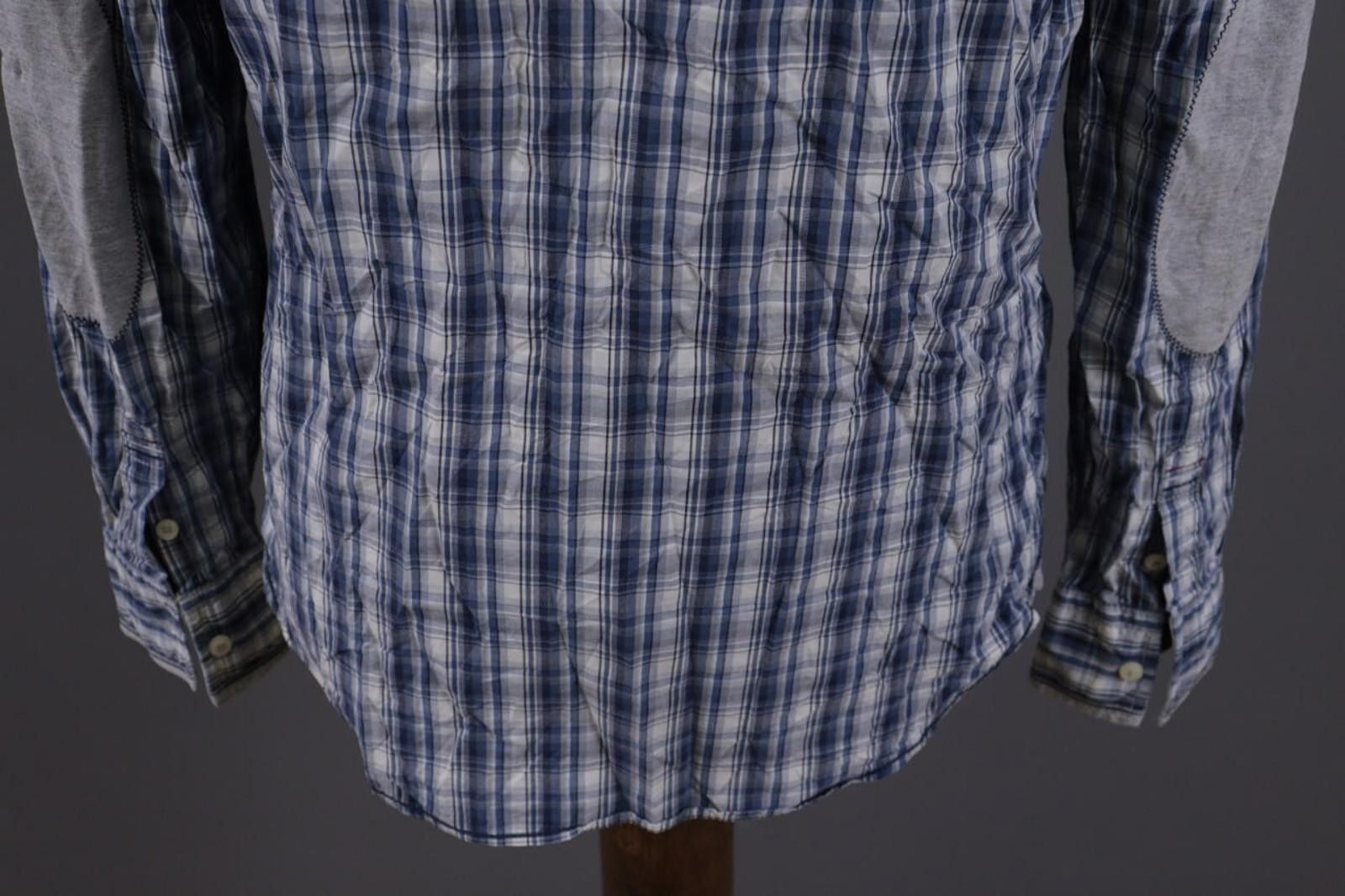 Napapijri Napapijri Geographic Blue Check Button Down Shirt Size L Size US L / EU 52-54 / 3 - 9 Thumbnail