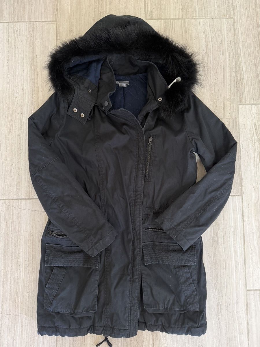 Vince Women’s Vince quilted black hooded lightweight jacket Size S / US 4 / IT 40 - 7 Thumbnail
