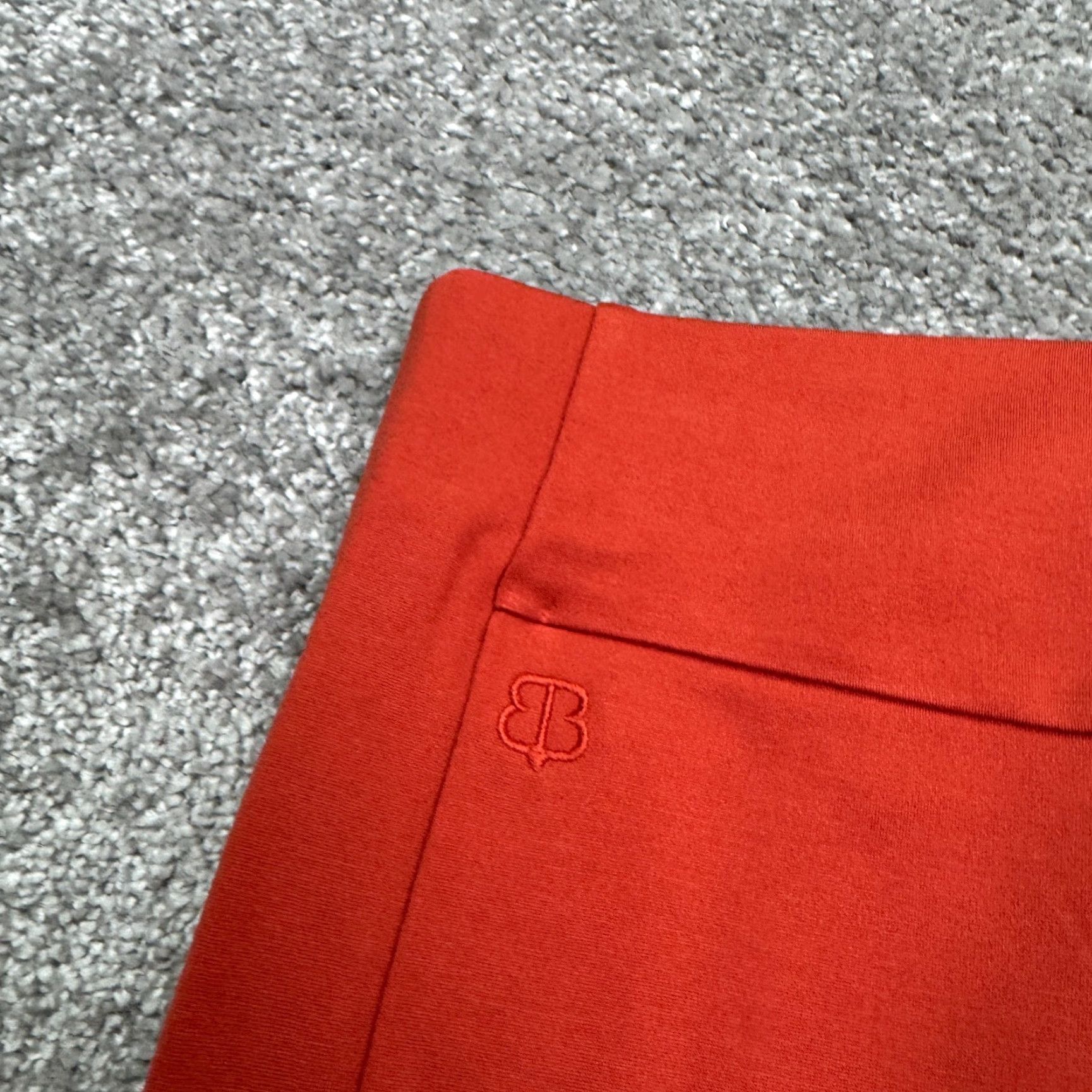 Rusty VINTAGE Betabrand Women’s Pants Dress Pants Straight Leg Casual Workwear Fall Spring Summer Winter Medium Red Nylon Rayon Spandex 26in Inseam Size 32" / US 10 / IT 46 - 7 Thumbnail
