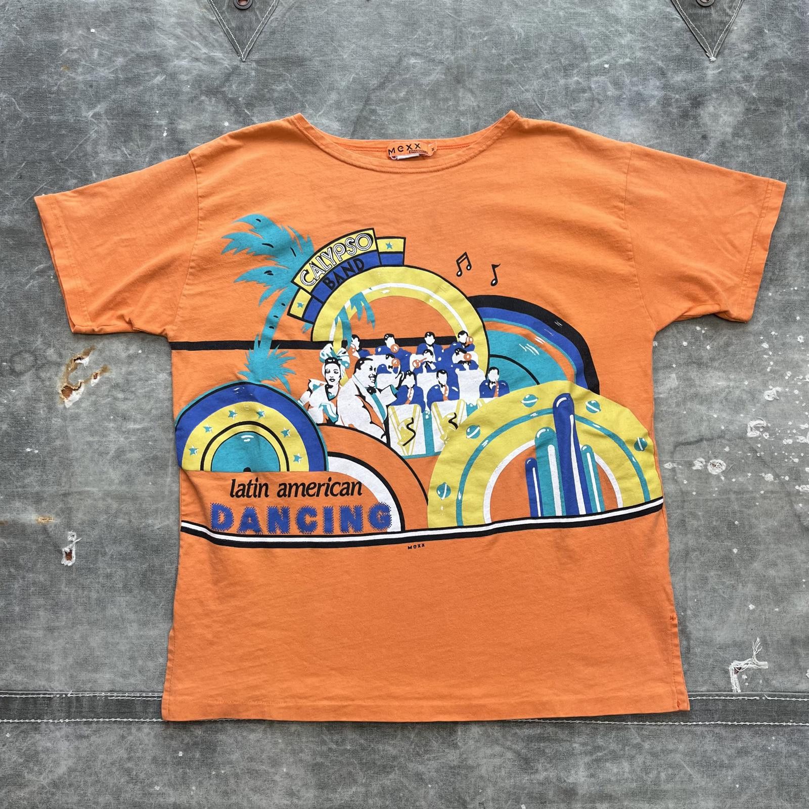 Band Tees × Mexx × Vintage Vintage Calypso Band Latin American Dancing Graphic Shirt Size US M / EU 48-50 / 2 - 1 Thumbnail