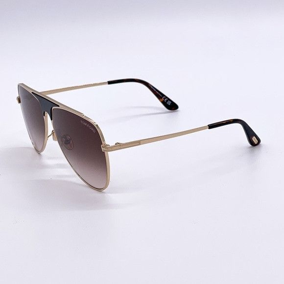 Tom Ford NEW TOM FORD ETHAN TF935 28F UNISEX AVIATOR SUNGLASSES TOM F Size ONE SIZE - 4 Thumbnail