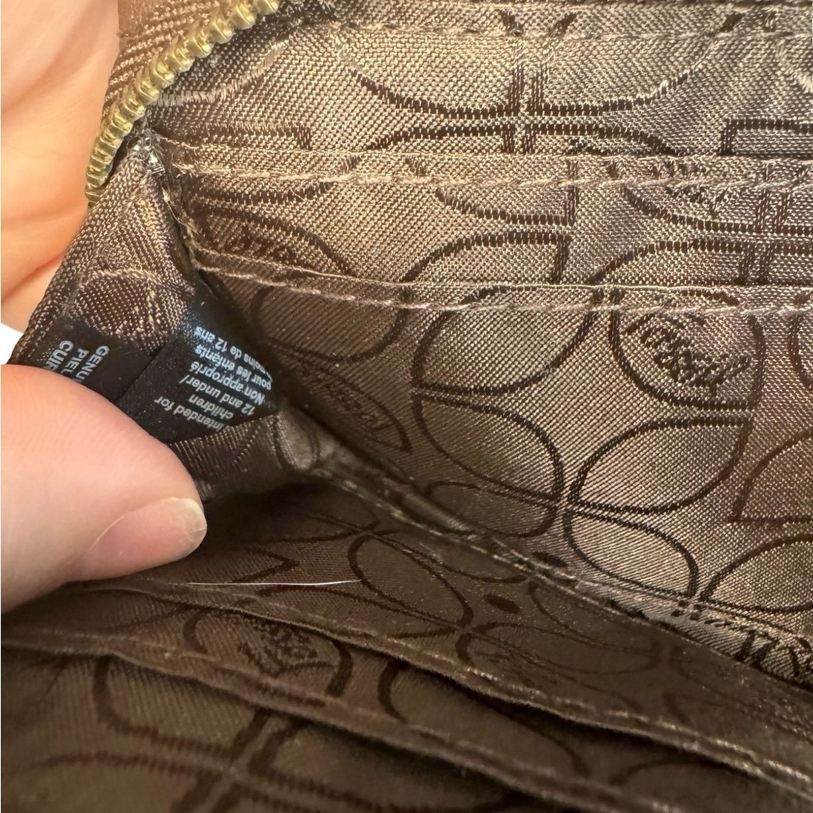 Fossil Vintage Fossil Brown Pebbled Leather Snap Long Wallet Size ONE SIZE - 5 Thumbnail