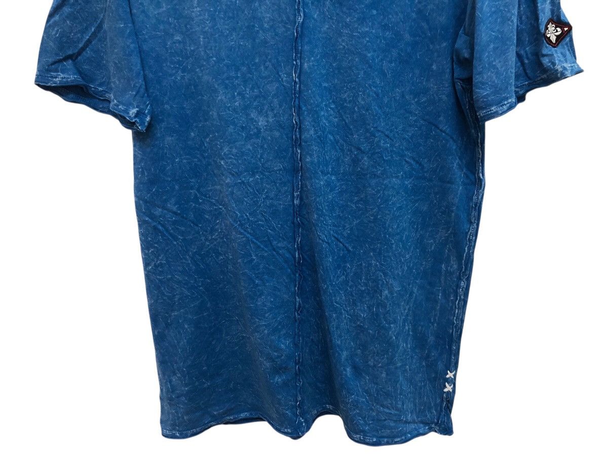 Affliction × Vintage AFFLICTION STANDARD V NECK STONE WASH RAW EDGE CROSS STITCH Size US M / EU 48-50 / 2 - 10 Thumbnail