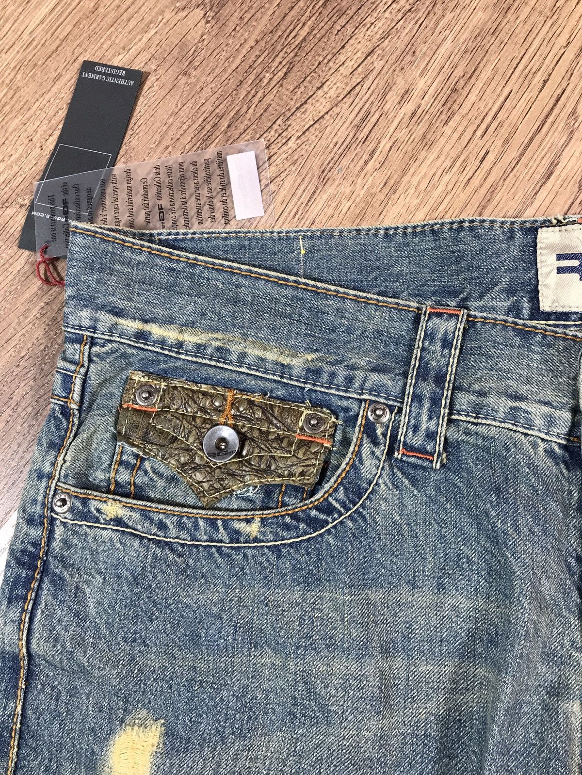 Japanese Brand RH 512 Distressed Jeans Vintage Size US 36 / EU 52 - 9 Thumbnail
