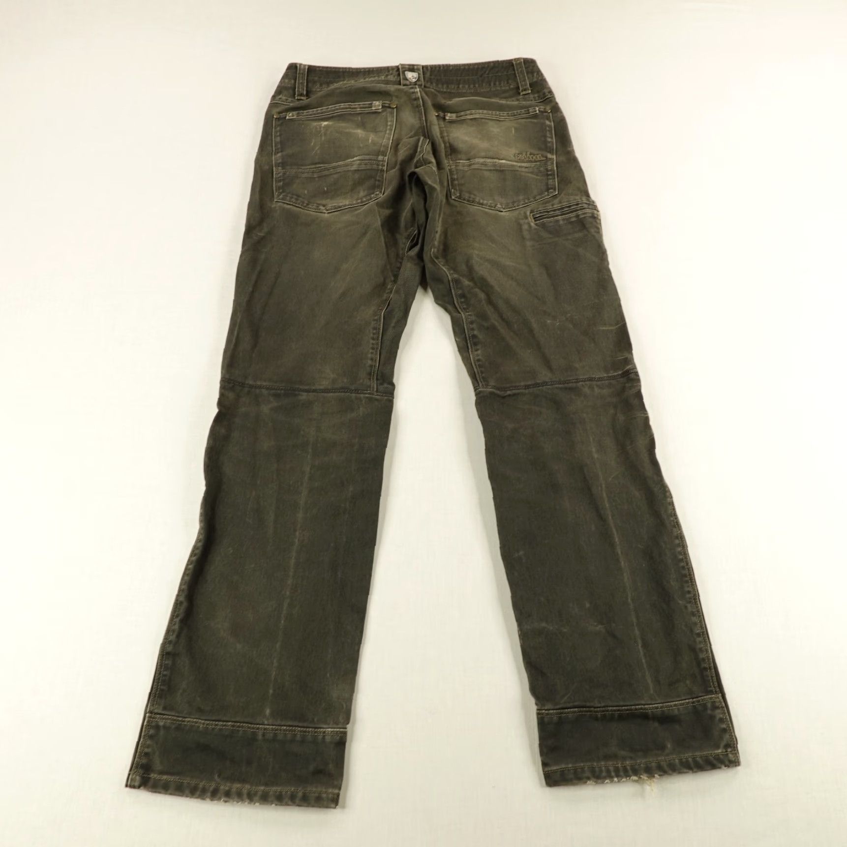 Vintage VINTAGE Kuhl Rydr Work Pants Mens 32x32 Brown Canvas Carpenter Casual Stretch Mens Size US 31 - 6 Thumbnail