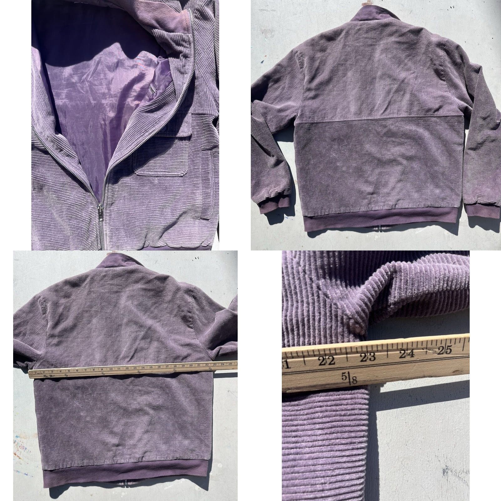 Alltimers Alltimers Jacket Purple Jeremih M Cord Retro Full Zip Bomber Street Logo Mens Size US M / EU 48-50 / 2 - 8 Thumbnail