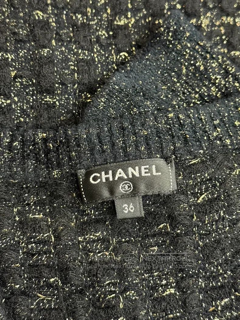 Chanel Chanel Black knitted dress Size XS / US 0-2 / IT 36-38 - 4 Thumbnail