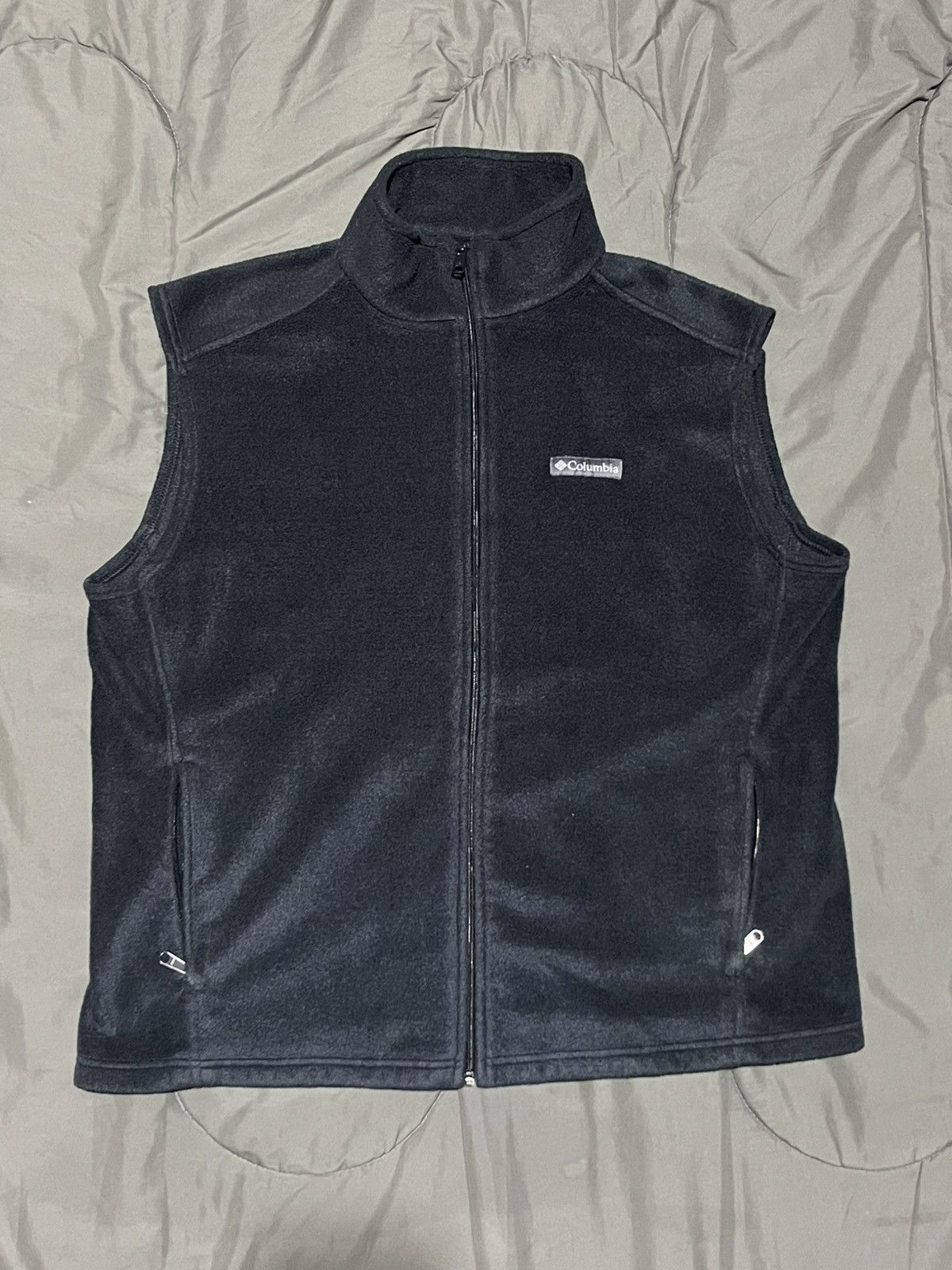 Columbia Navy Cotton Columbia Vest Size US XL / EU 56 / 4 - 1 Thumbnail