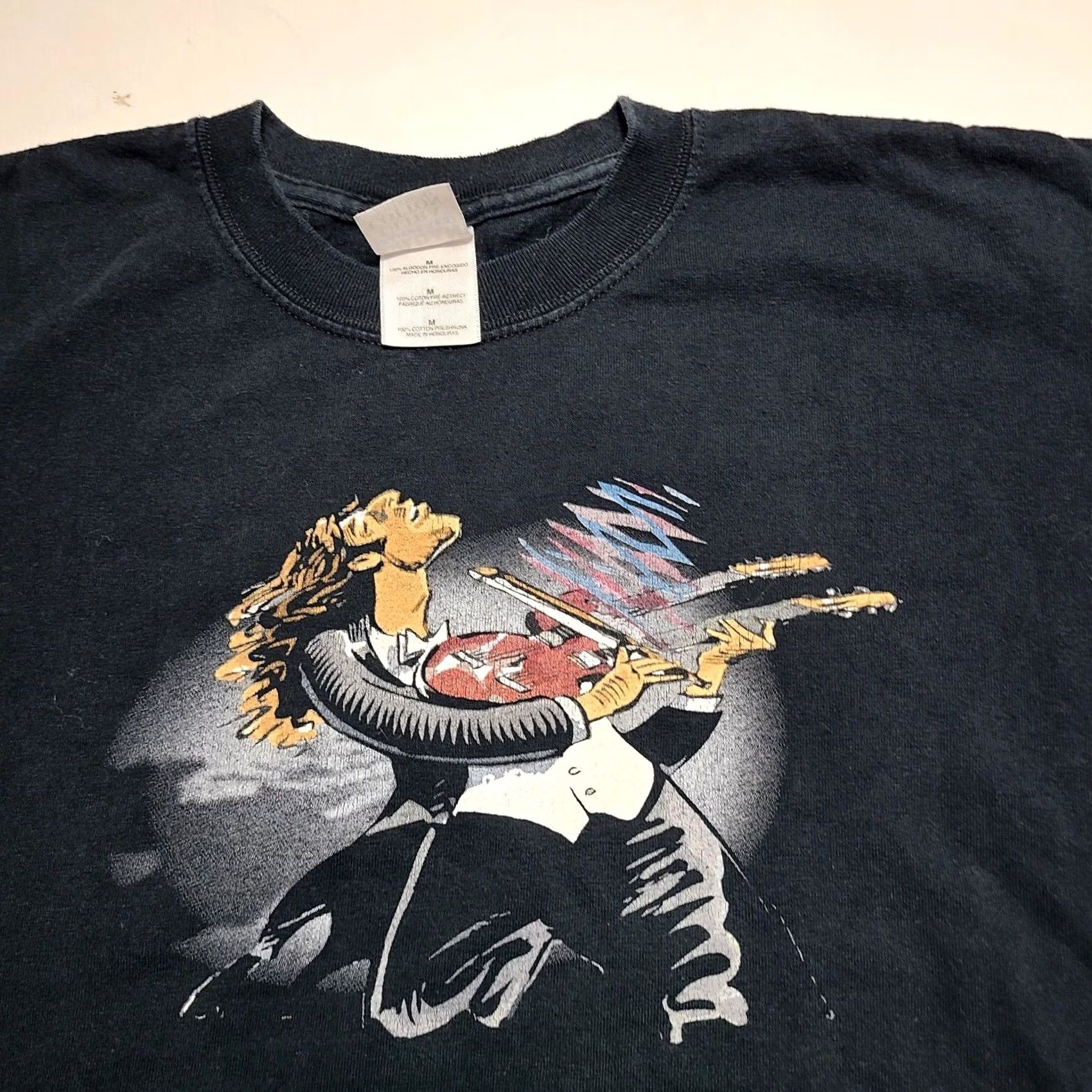 Gildan VINTAGE The Music Of Led Zeppelin Men's Medium Band T-Shirt Black Crew Neck Size US M / EU 48-50 / 2 - 3 Thumbnail