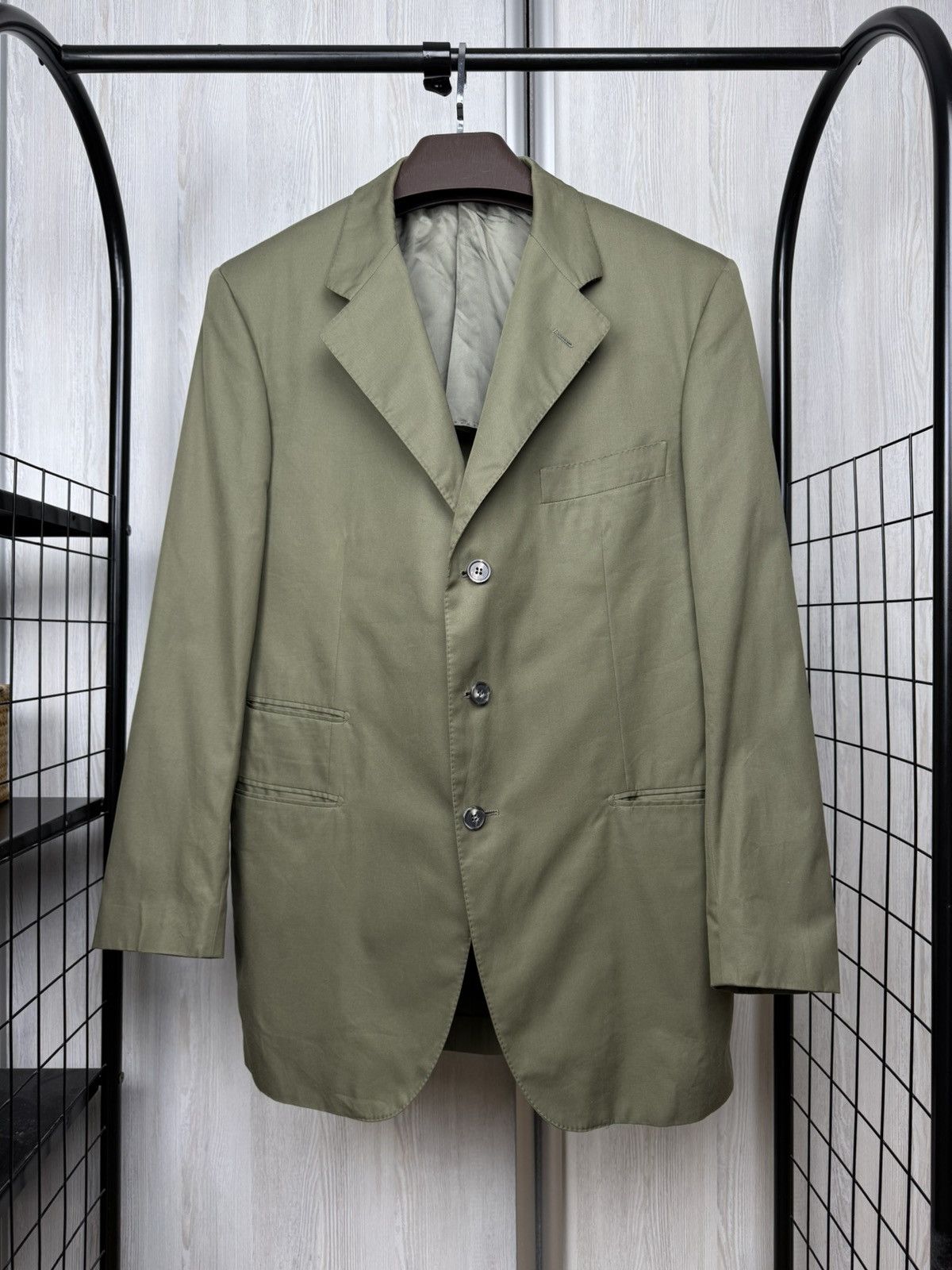 Caruso R. Caruso handmade in Italy cotton unlined sport coat blazer Size 44R - 1 Thumbnail