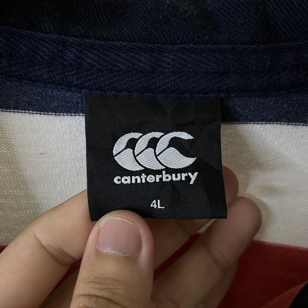 Canterbury of New Zealand Vintage 2000s Canterbury Polo Rugby LS Shirt Size US XL / EU 56 / 4 - 3 Thumbnail