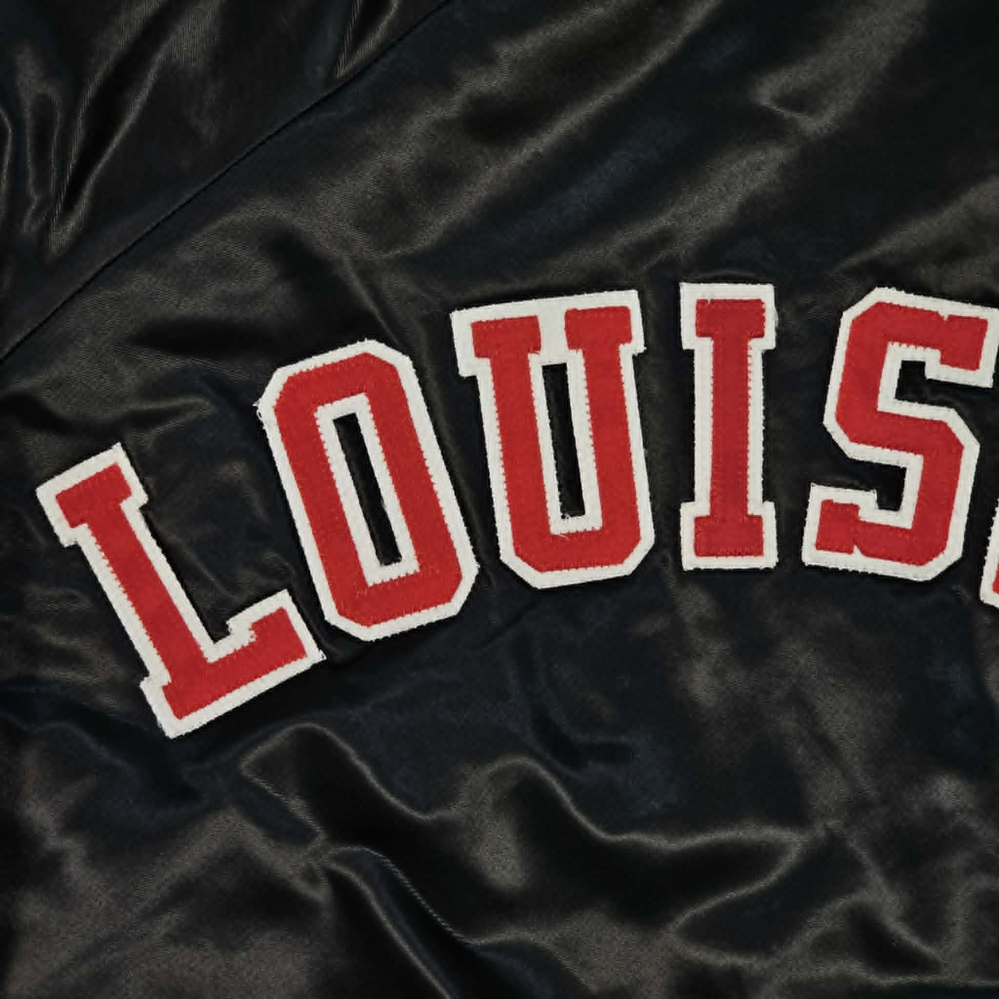 Chalk Line Louisville Cardinals Vintage 80s Satin Bomber Jacket Size US L / EU 52-54 / 3 - 6 Thumbnail