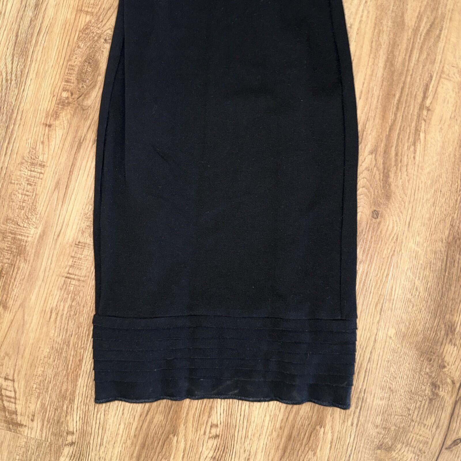 Diane von Furstenberg Diane Von Furstenberg Pencil Cocktail Dress Black Stretch 2 Size XS / US 0-2 / IT 36-38 - 2 Thumbnail