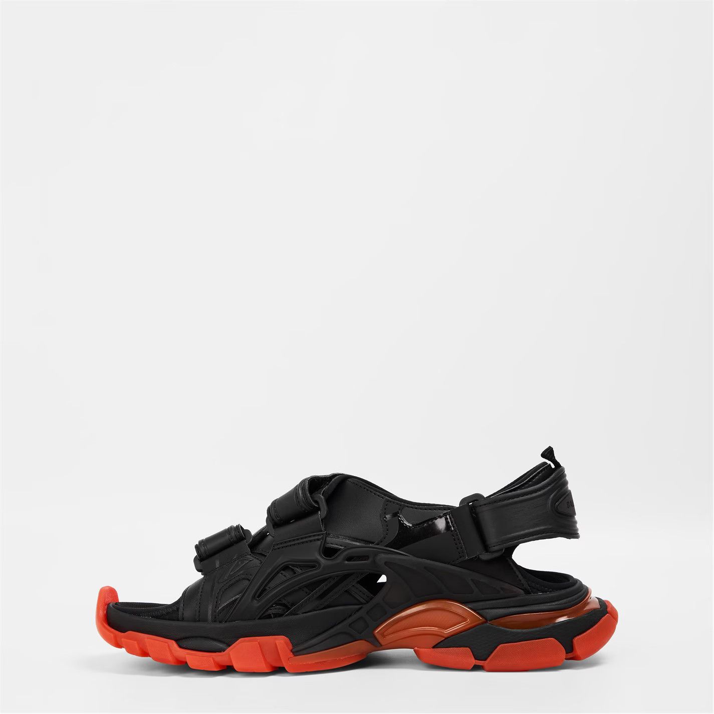 Balenciaga o1g2r1mq0226 Track Sandals In Black Size US 12 / EU 45 - 2 Thumbnail