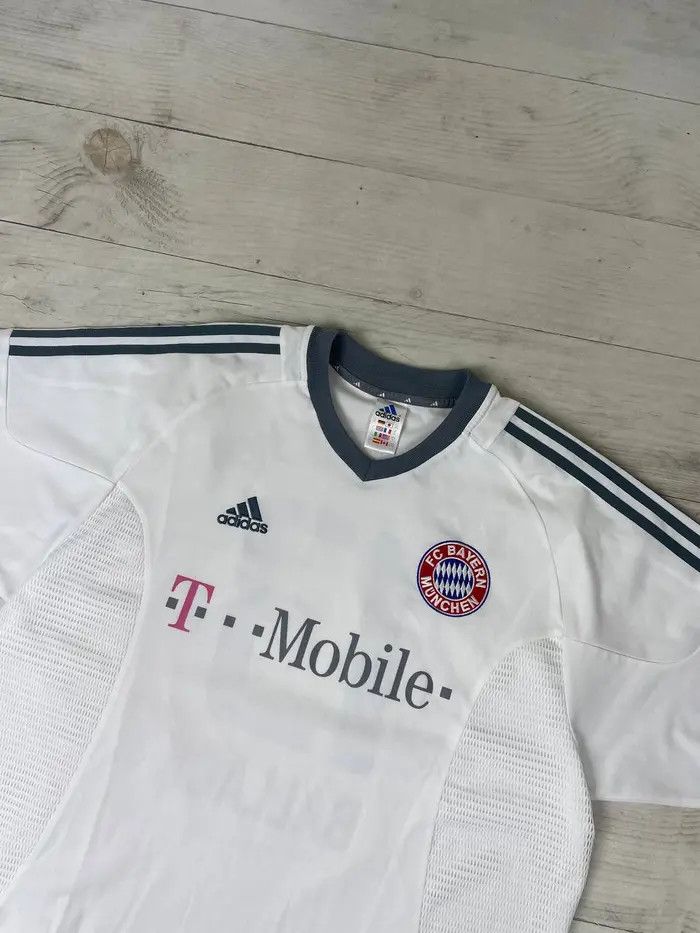Adidas Adidas Bayern Munich 2002 2004 Ballack #13 Away Shirt Size US XL / EU 56 / 4 - 3 Thumbnail