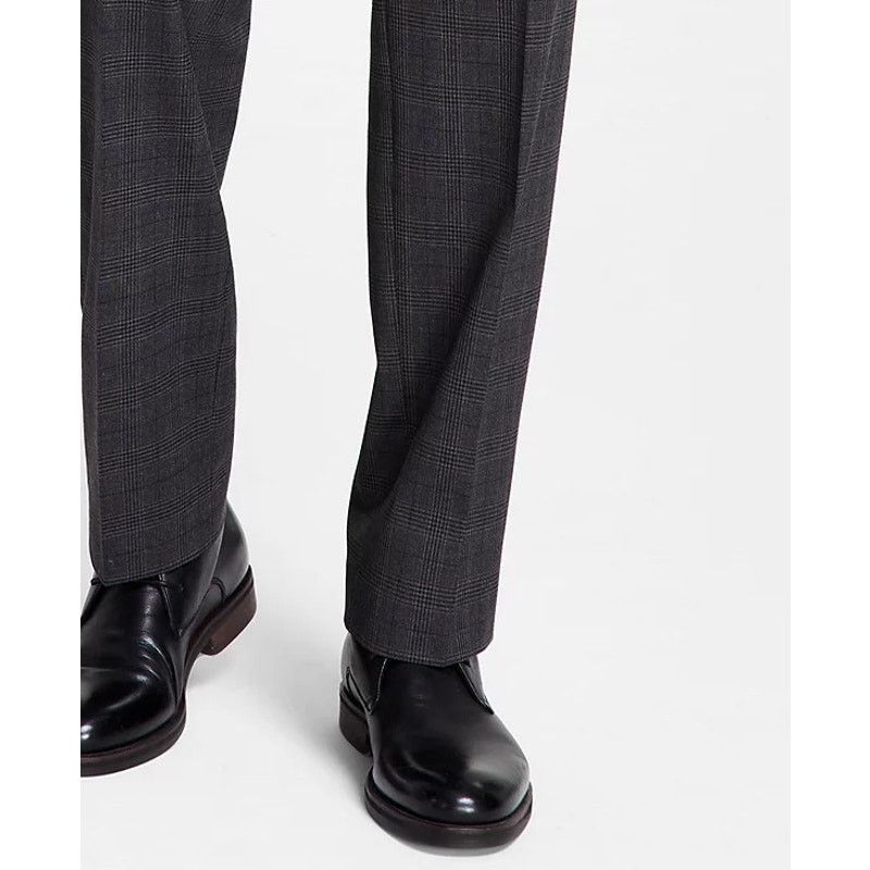 Michael Kors Michael Kors Men's Grey Plaid Marvin Dress Pants 40W 32L Size US 40 / EU 56 - 5 Thumbnail