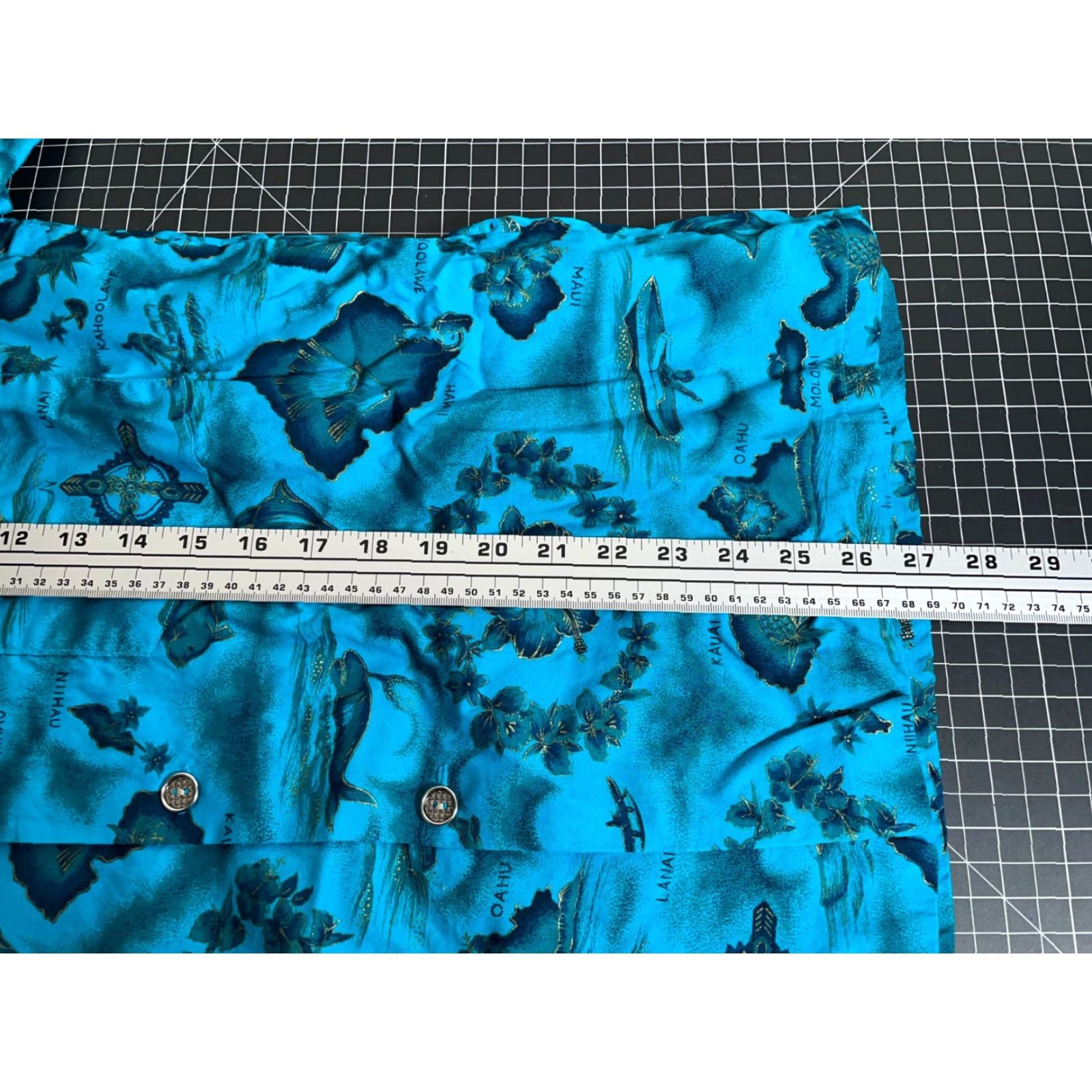 Vintage VINTAGE 60s Ui-Maikai Hawaiian Camp Shirt Men Medium Aloha Map Floral Cotton Spring Summer Size US M / EU 48-50 / 2 - 6 Thumbnail