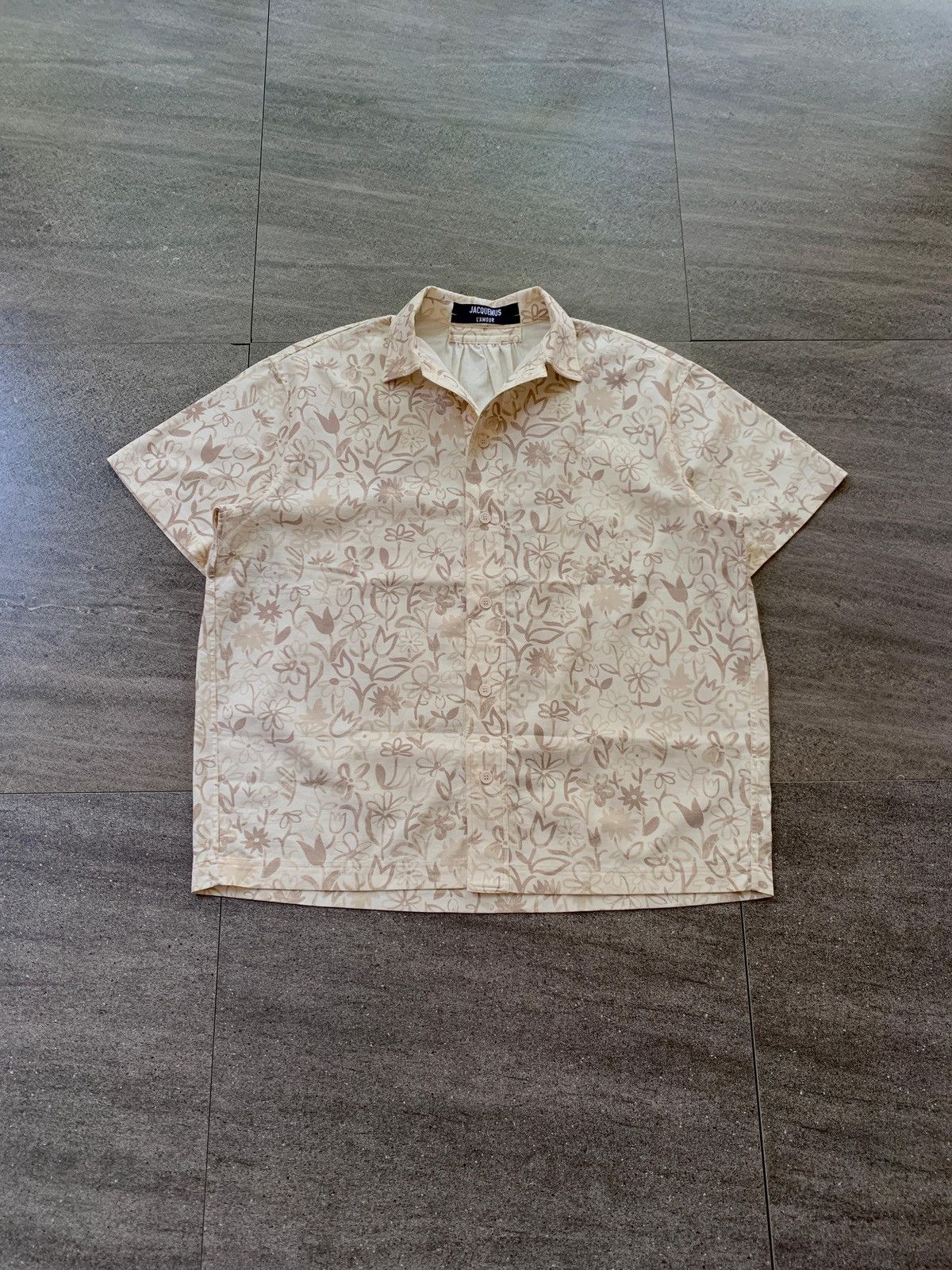 Jacquemus FREE TAX! Jacquemus L'amour Floral Oversized SS Shirts Size US M / EU 48-50 / 2 - 1 Thumbnail