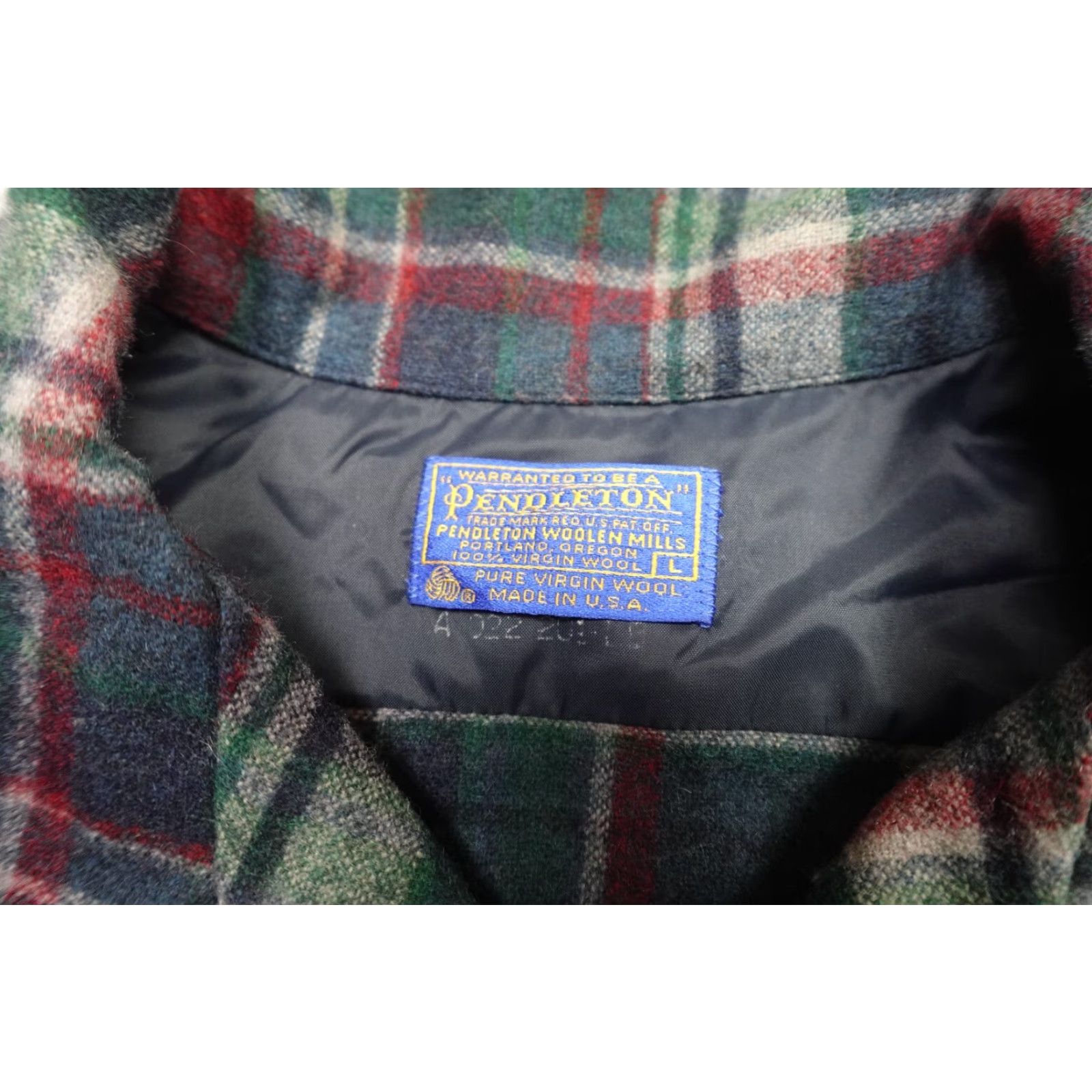 Pendleton VINTAGE Pendleton Button-Up Shirt Men Large Red Plaid Wool Board Collar 60s 90s USA Sportsman Size US L / EU 52-54 / 3 - 2 Thumbnail