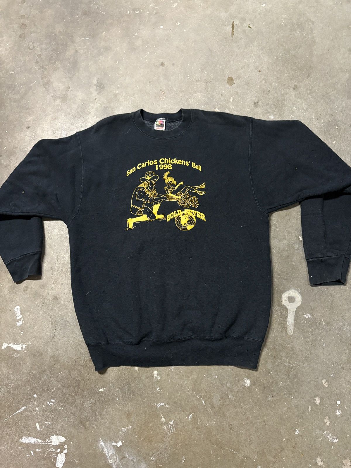 Vintage Vintage Black 90s Crewneck Sweater Size US L / EU 52-54 / 3 - 1 Thumbnail