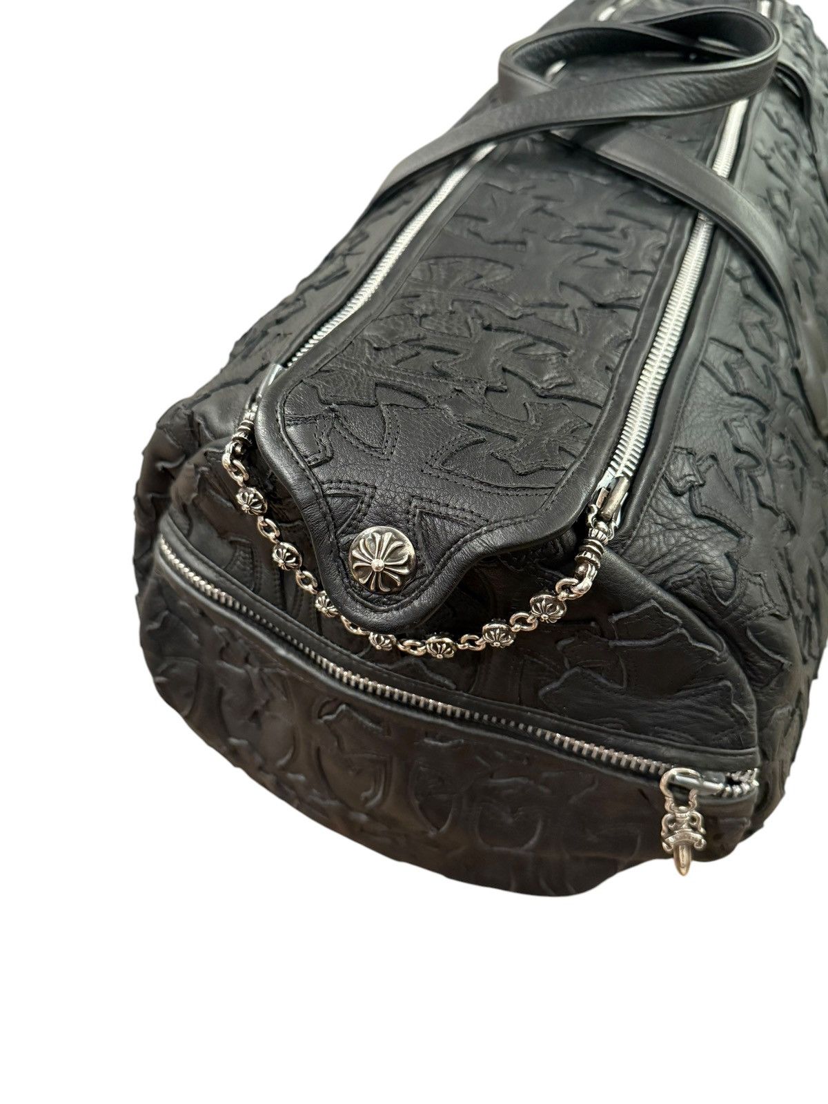 Chrome Hearts Large Black Cross Patch Duffle Bag Size ONE SIZE - 4 Thumbnail