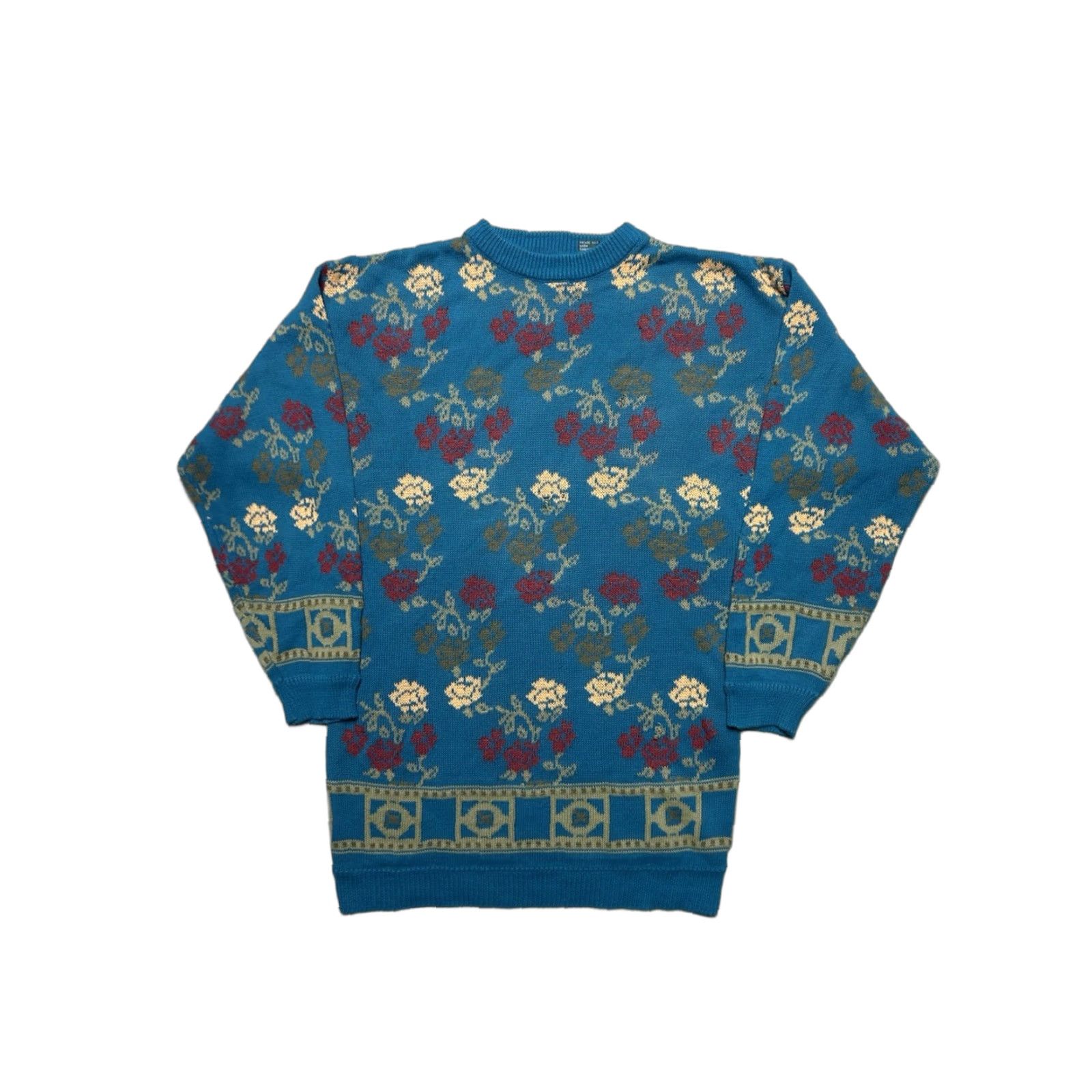 Vintage Vintage Cabin Creek Blue Acrylic Knit Pullover Floral Adult Medium User: Vintage Cabin Creek Blue Acrylic Knit Pullover Floral Adult Medium Size M / US 6-8 / IT 42-44 - 1 Thumbnail